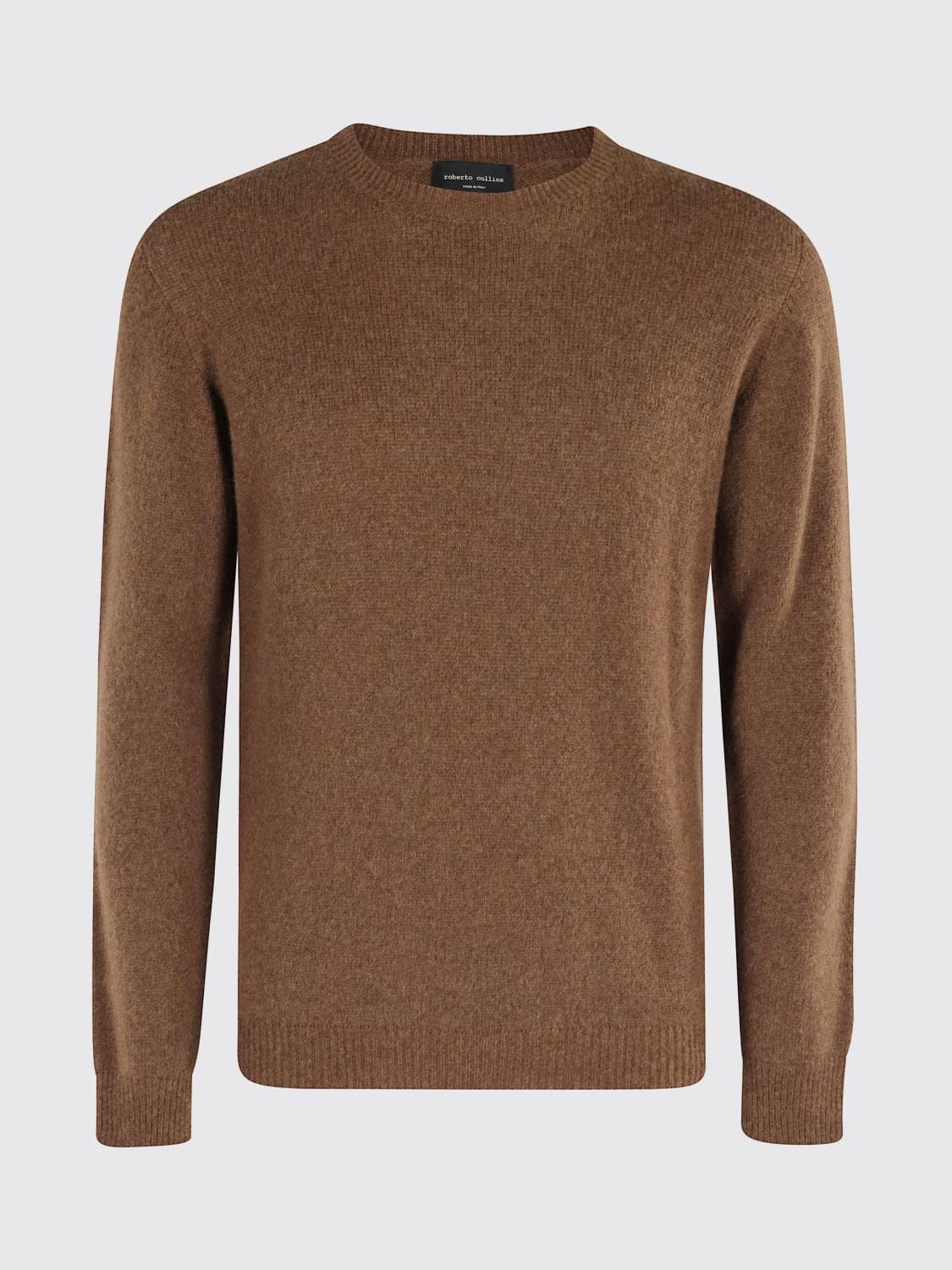 Roberto Collina Sweater Men color Tobacco