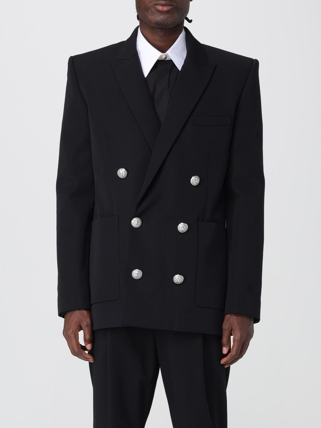 Balmain Jacket Men color Black