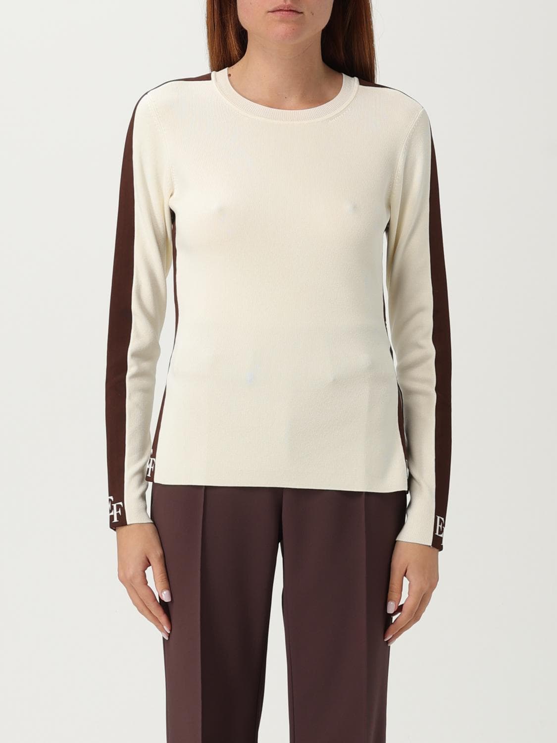 Elisabetta Franchi Sweater Woman color Milk