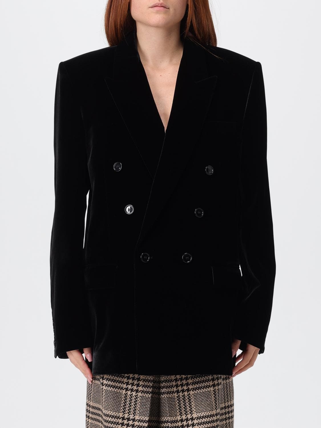 Saint Laurent Jacket Woman color Black