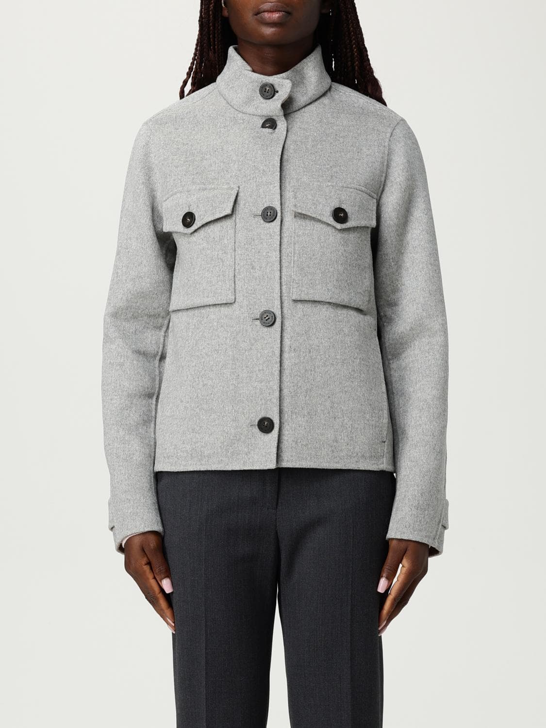 Woolrich Jacket Woman color Grey