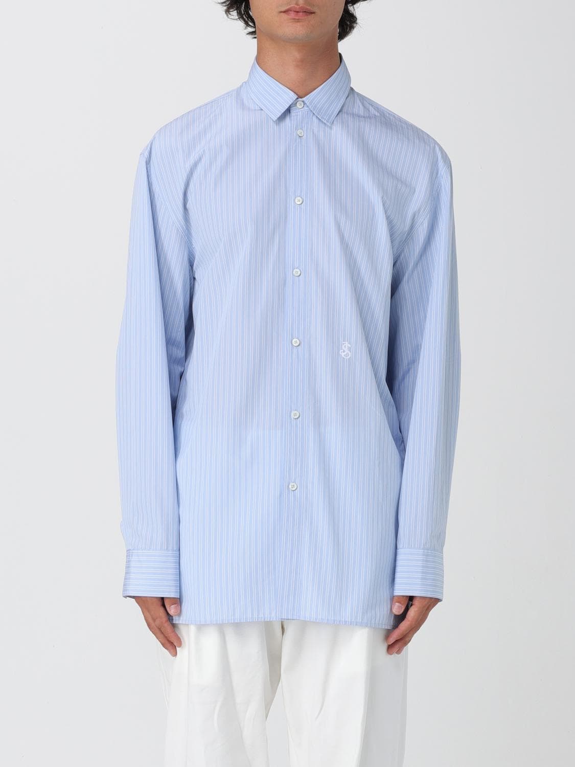 Jil Sander Shirt Men color Sky Blue