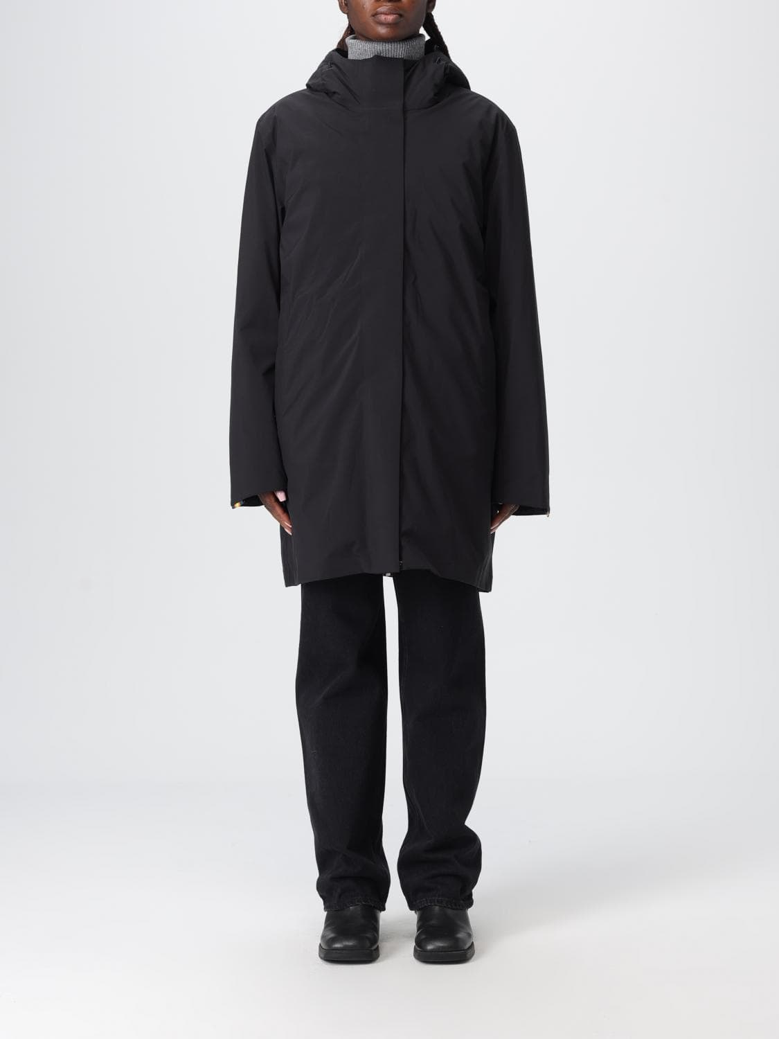 K-Way Coat Woman color Black