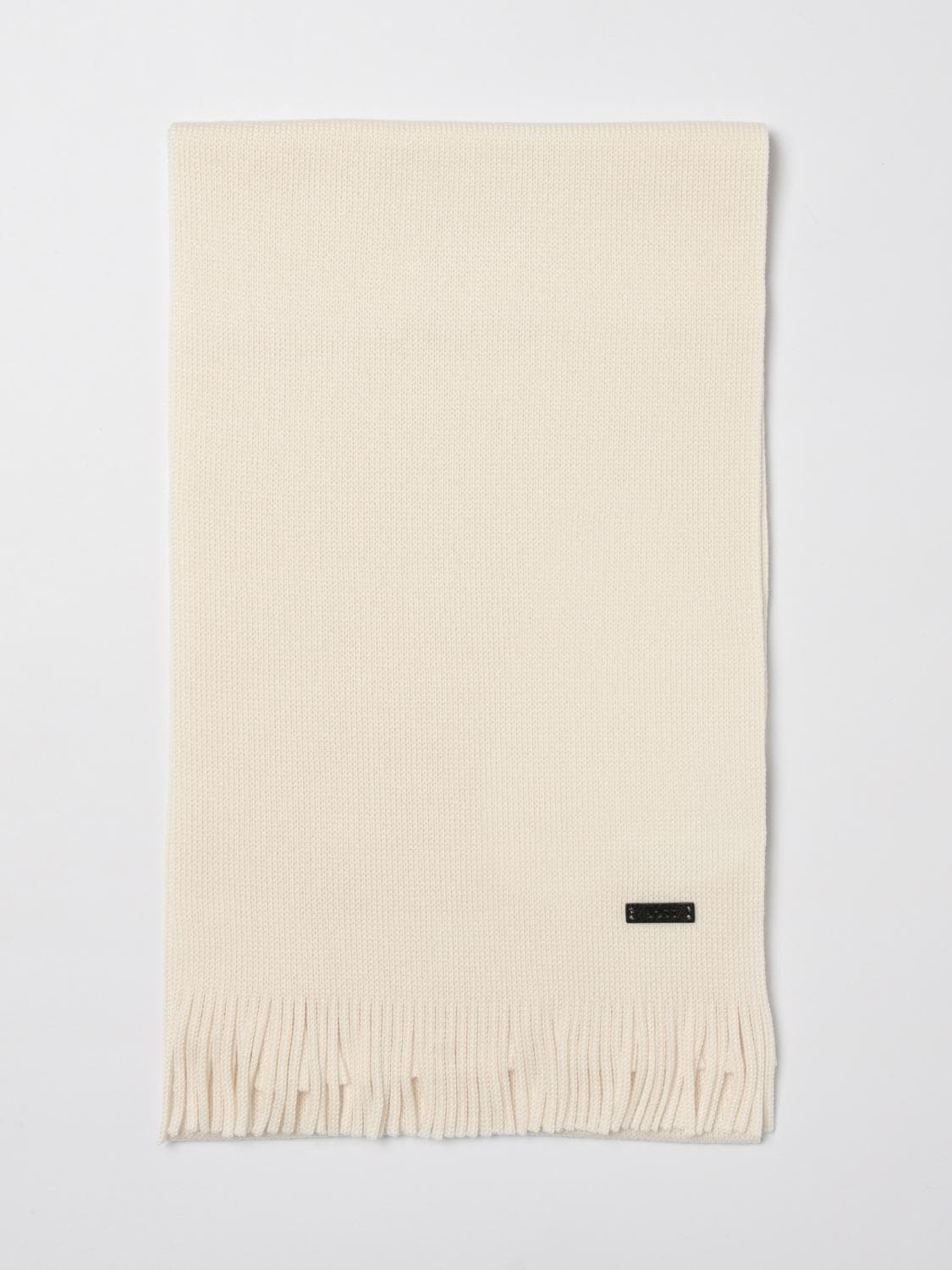 Boss Scarf Men color Yellow Cream