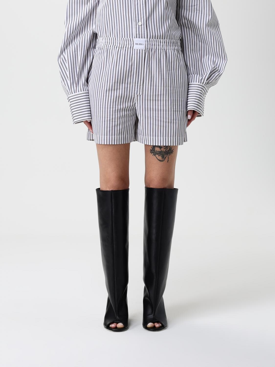 The Attico Shorts Woman color Multicolor