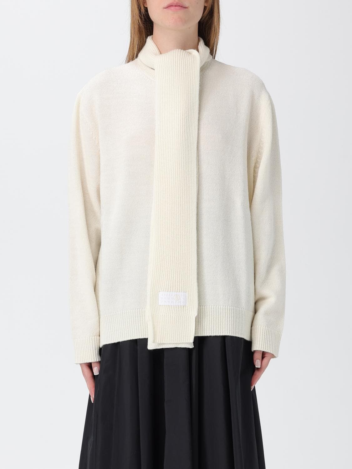Mm6 Maison Margiela Sweater Woman color White · M