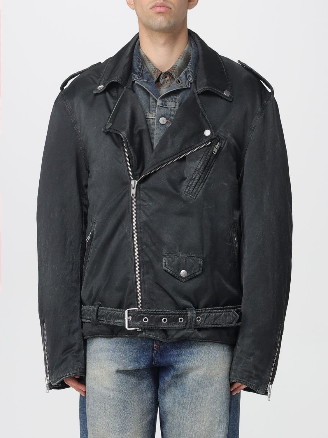 Mm6 Maison Margiela Jacket Men color Black