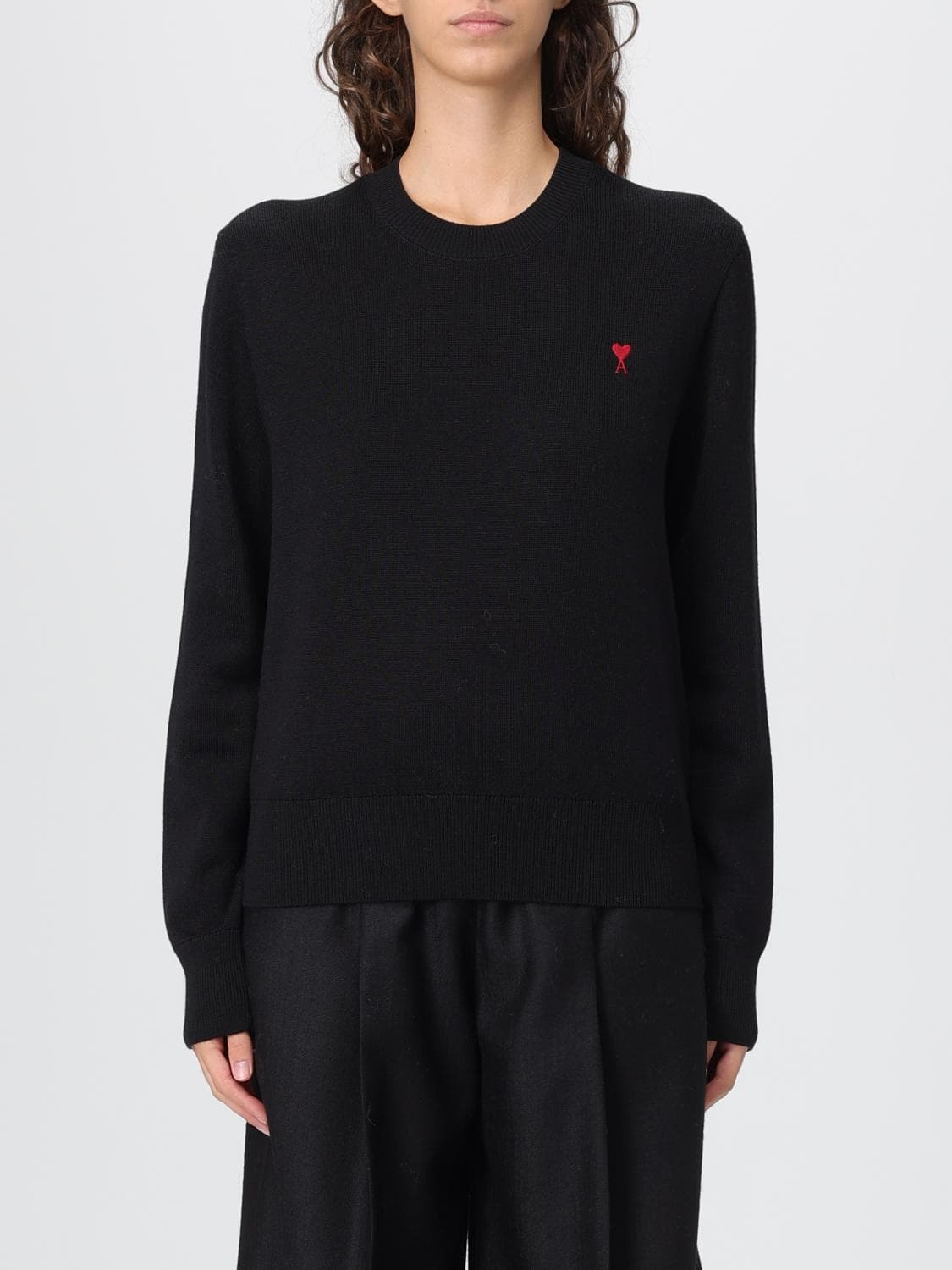 Ami Paris Sweater Woman color Black