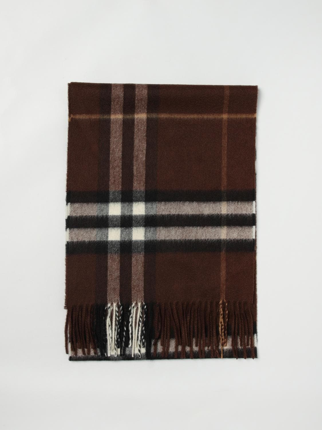 Burberry Scarf Men color Brown