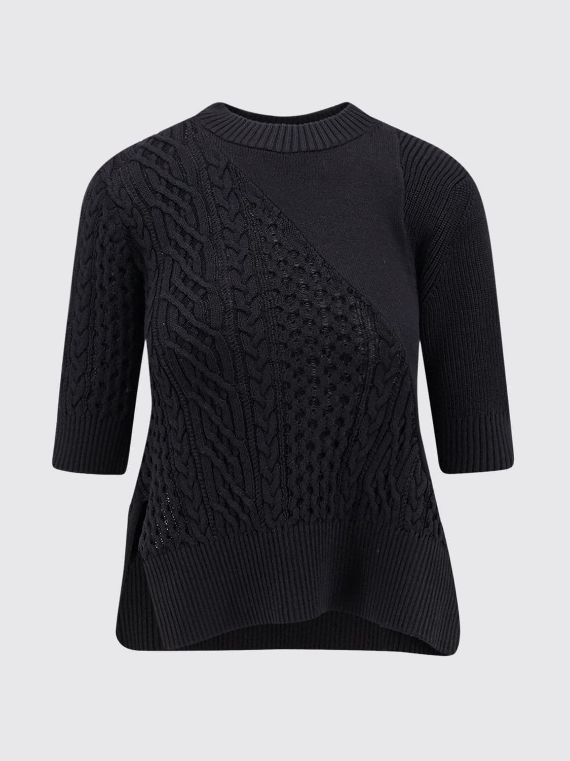 Sacai Sweater Woman color Black