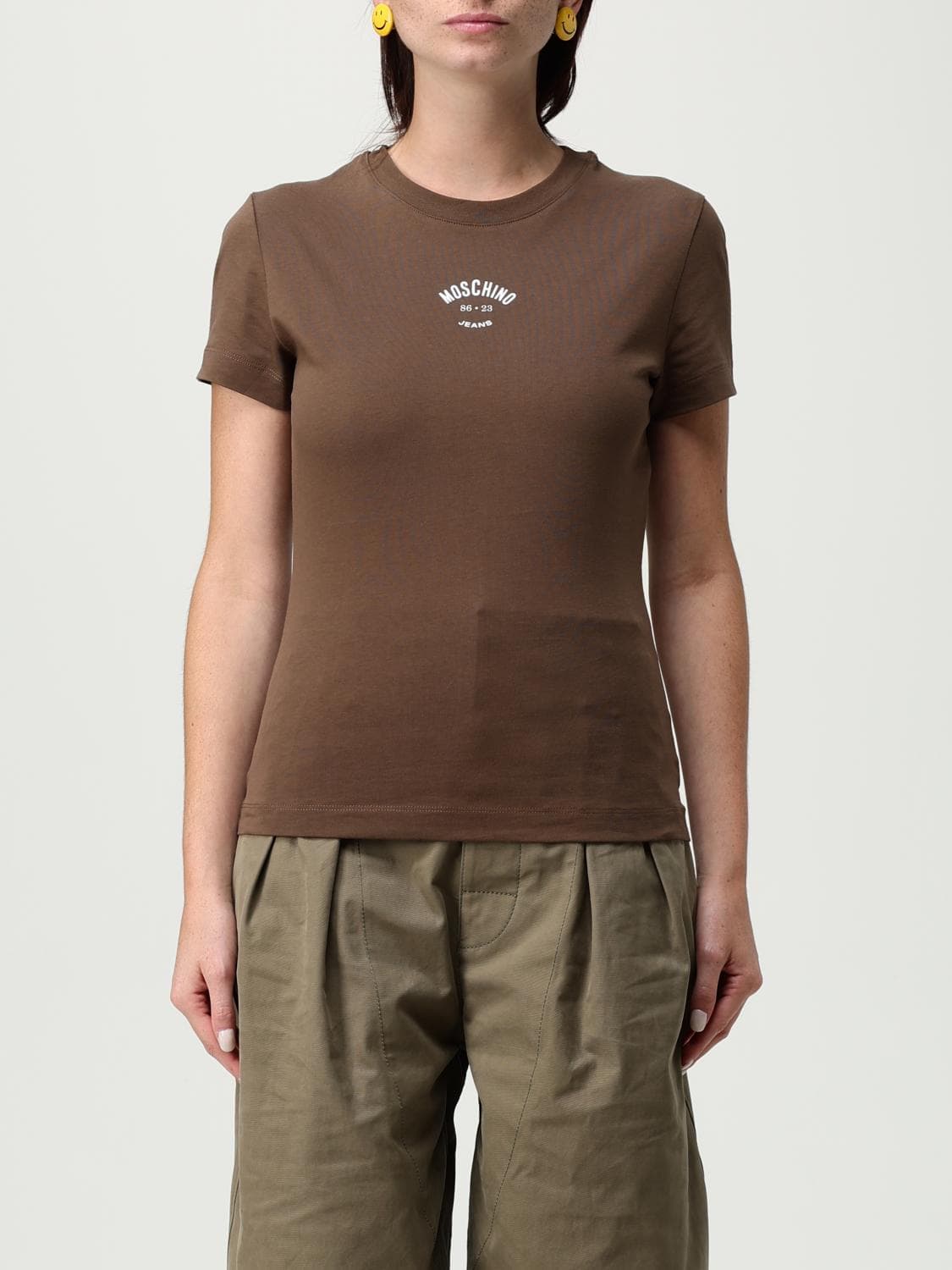 Moschino Jeans T-Shirt Woman color Grey