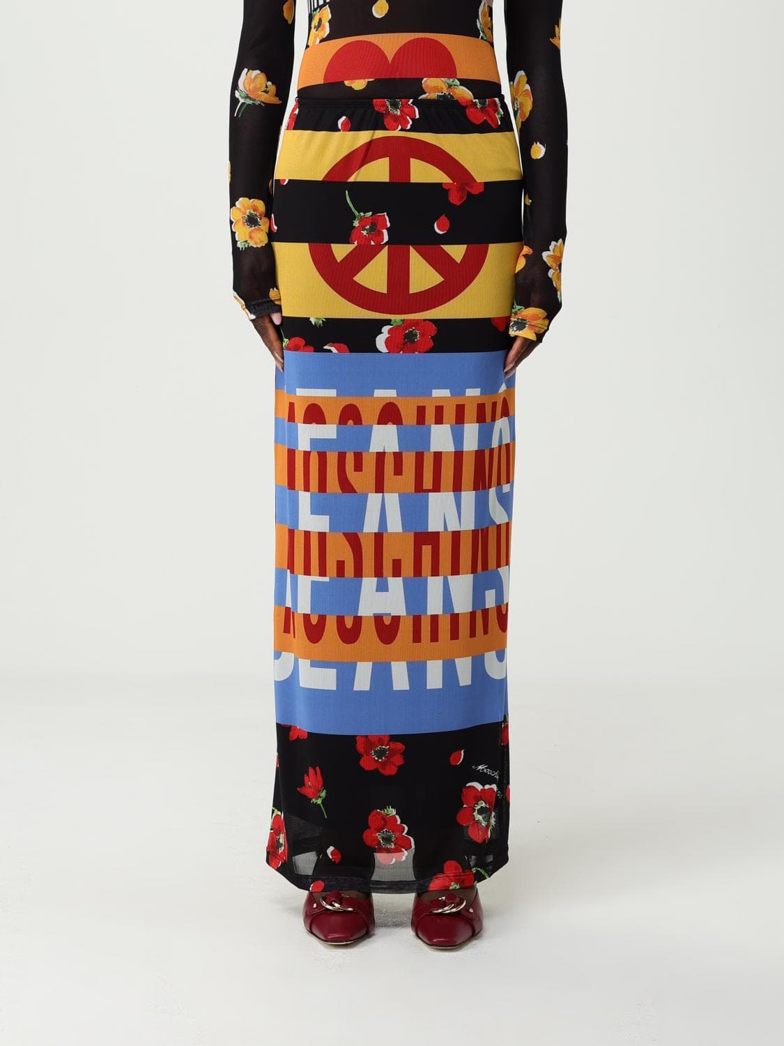 Moschino Jeans Skirt Woman color Multicolor