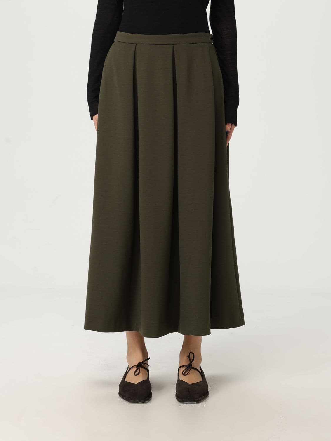 Liviana Conti Skirt Woman color Green · 40