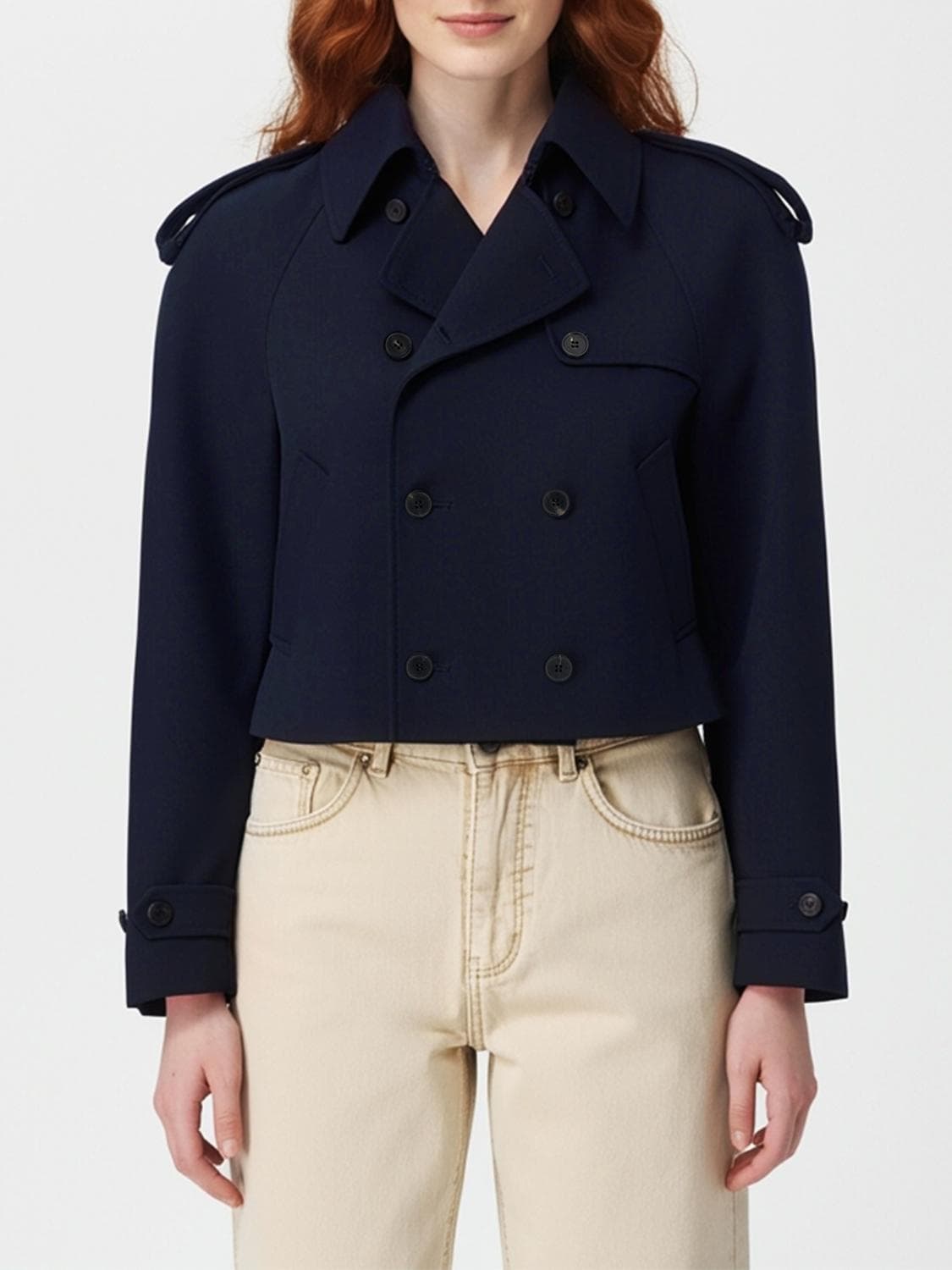 Mcqueen Jacket Woman color Blue