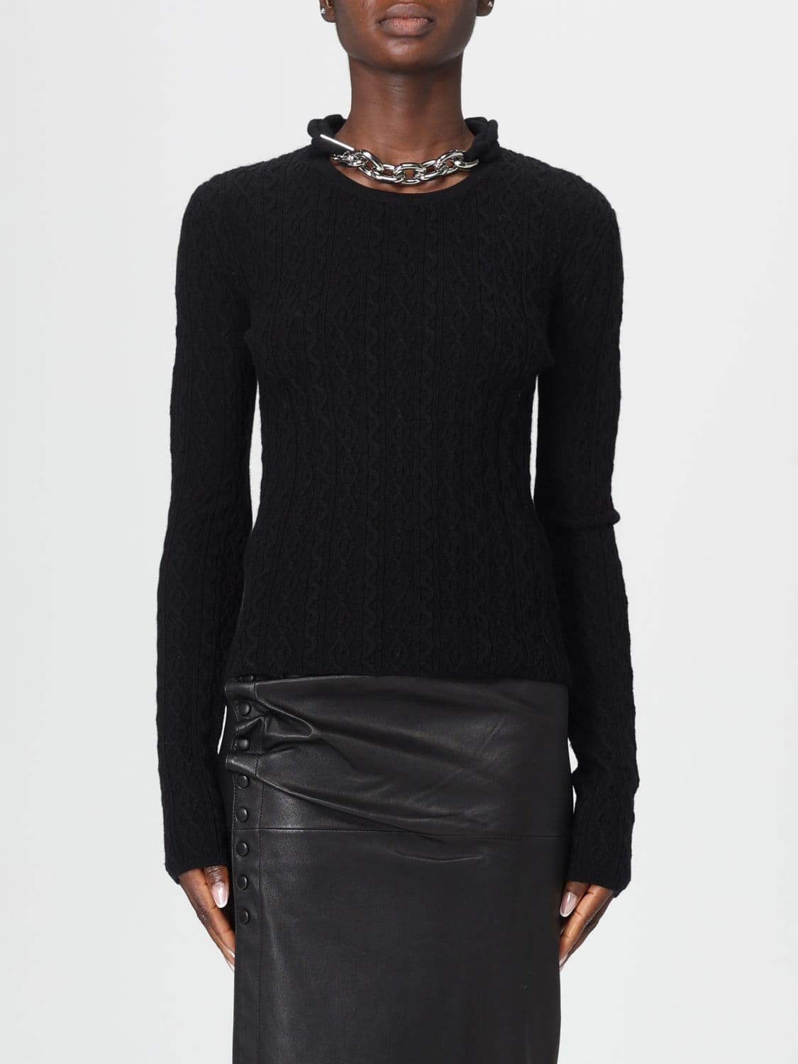 Rabanne Sweater Woman color Black