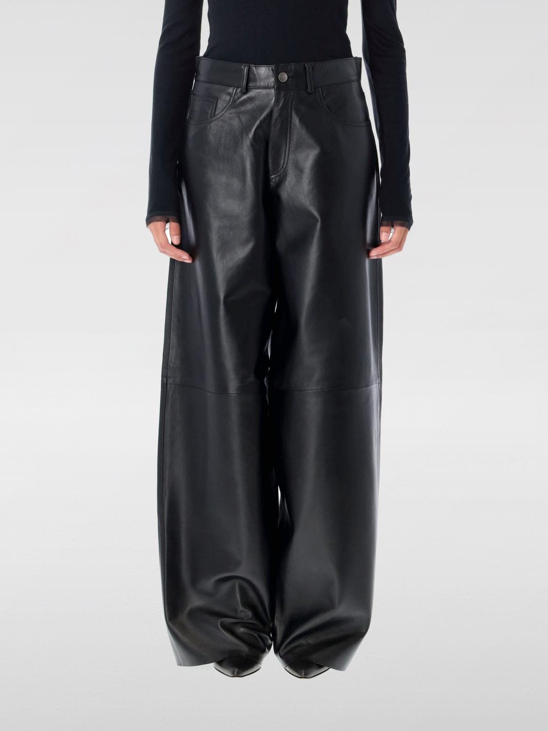 Haikure Pants Woman color Black