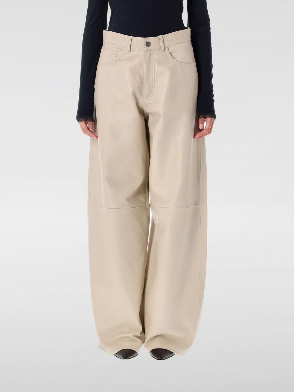 Haikure Pants Woman color Beige