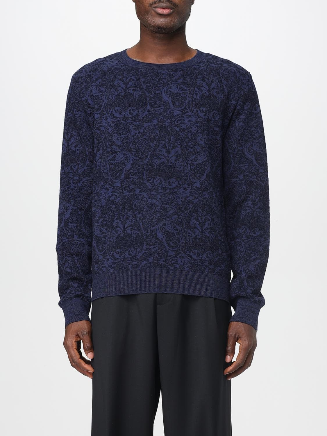 Etro Sweater Men color Blue