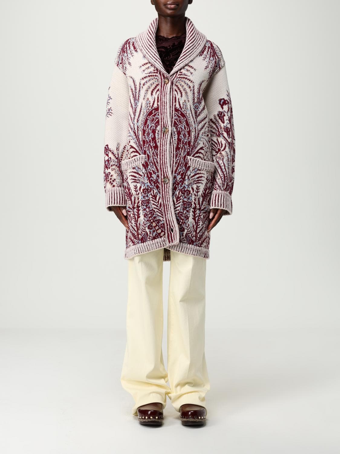 Etro Sweater Woman color Yellow Cream