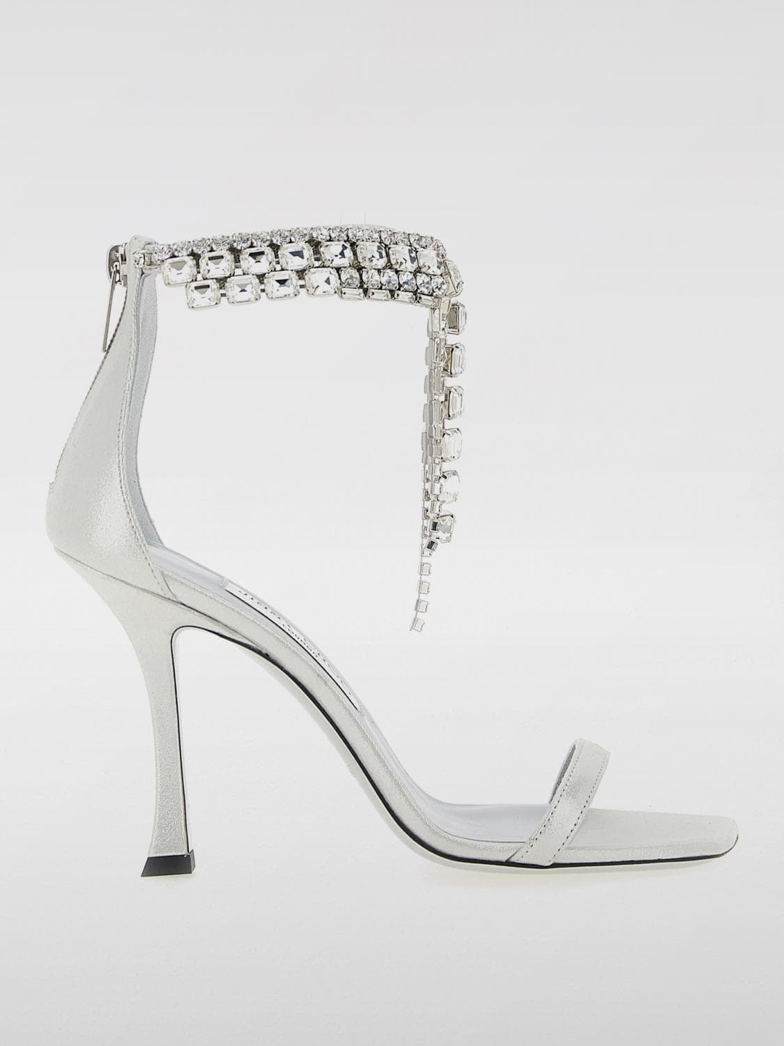 Jimmy Choo Heeled Sandal Woman color Silver