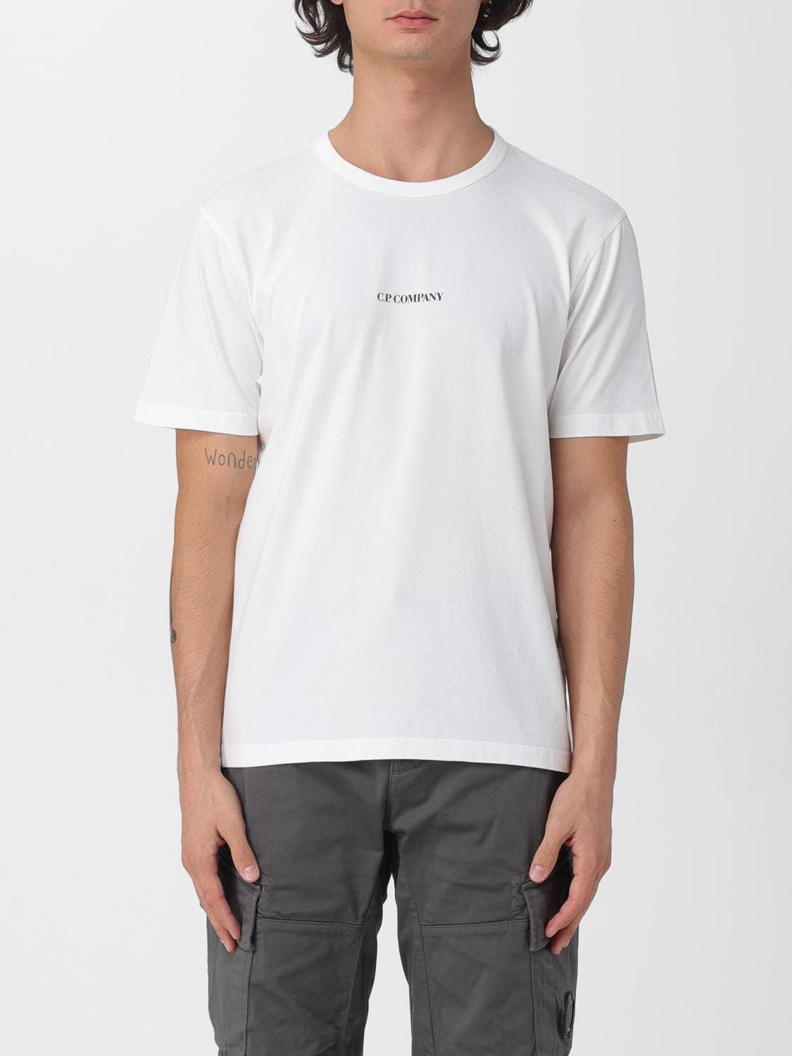 C.p. Company C. P. COMPANY T-Shirt Men color Ivory
