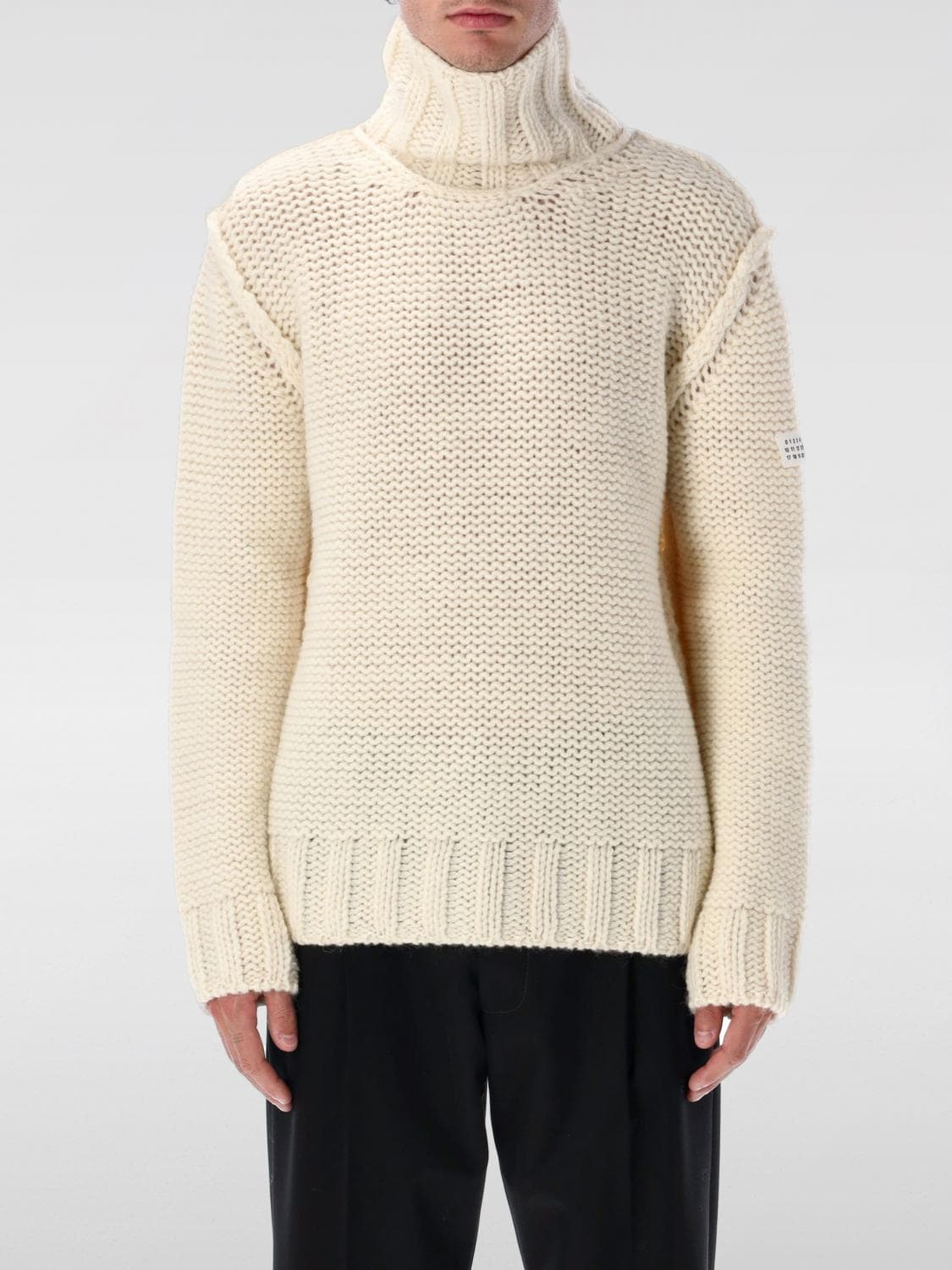 Mm6 Maison Margiela Sweater Men color Beige