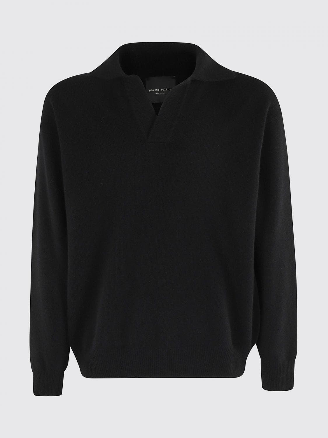Roberto Collina Polo Shirt Men color Black · 46