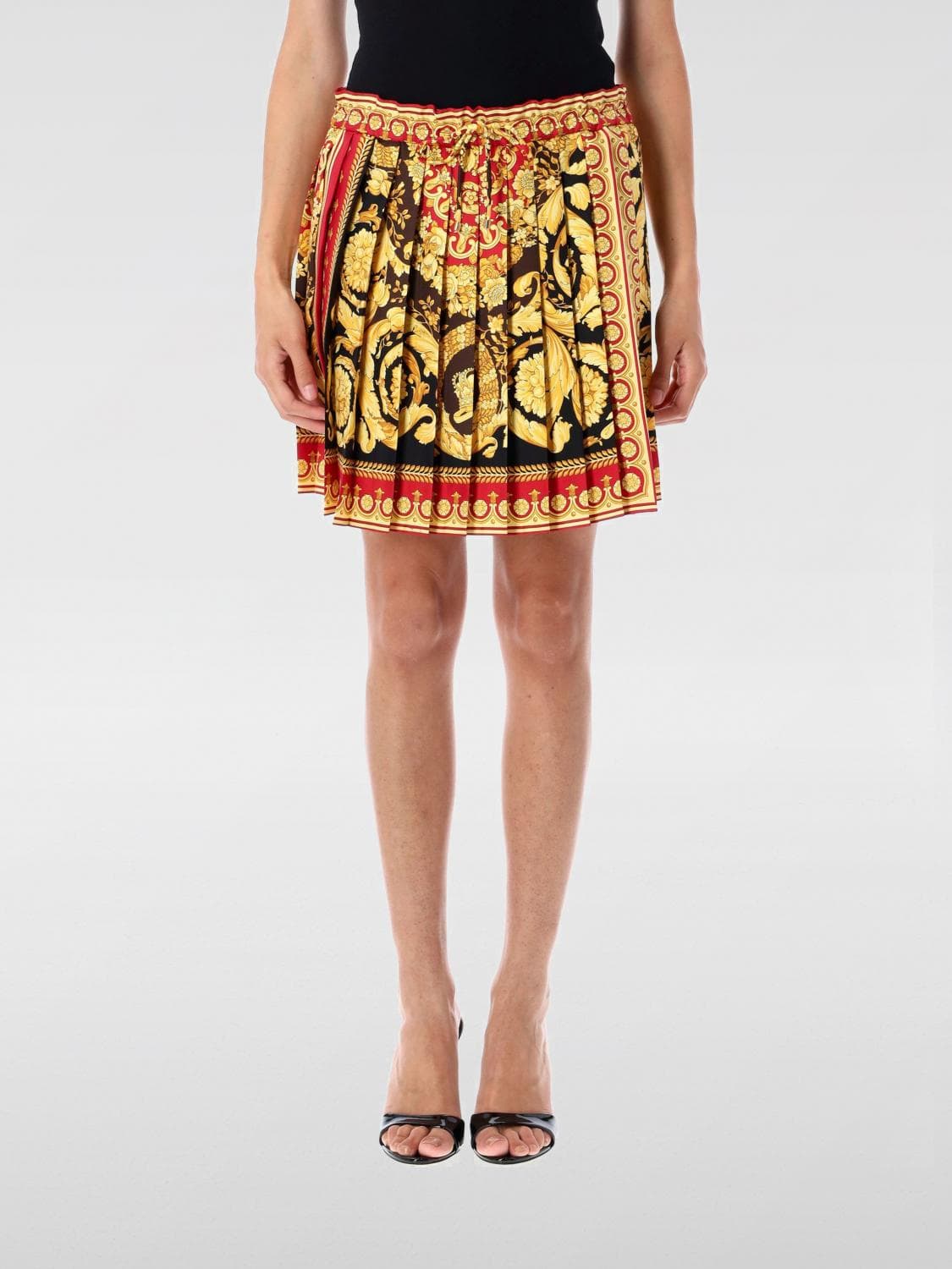 Versace Skirt Woman color Gold
