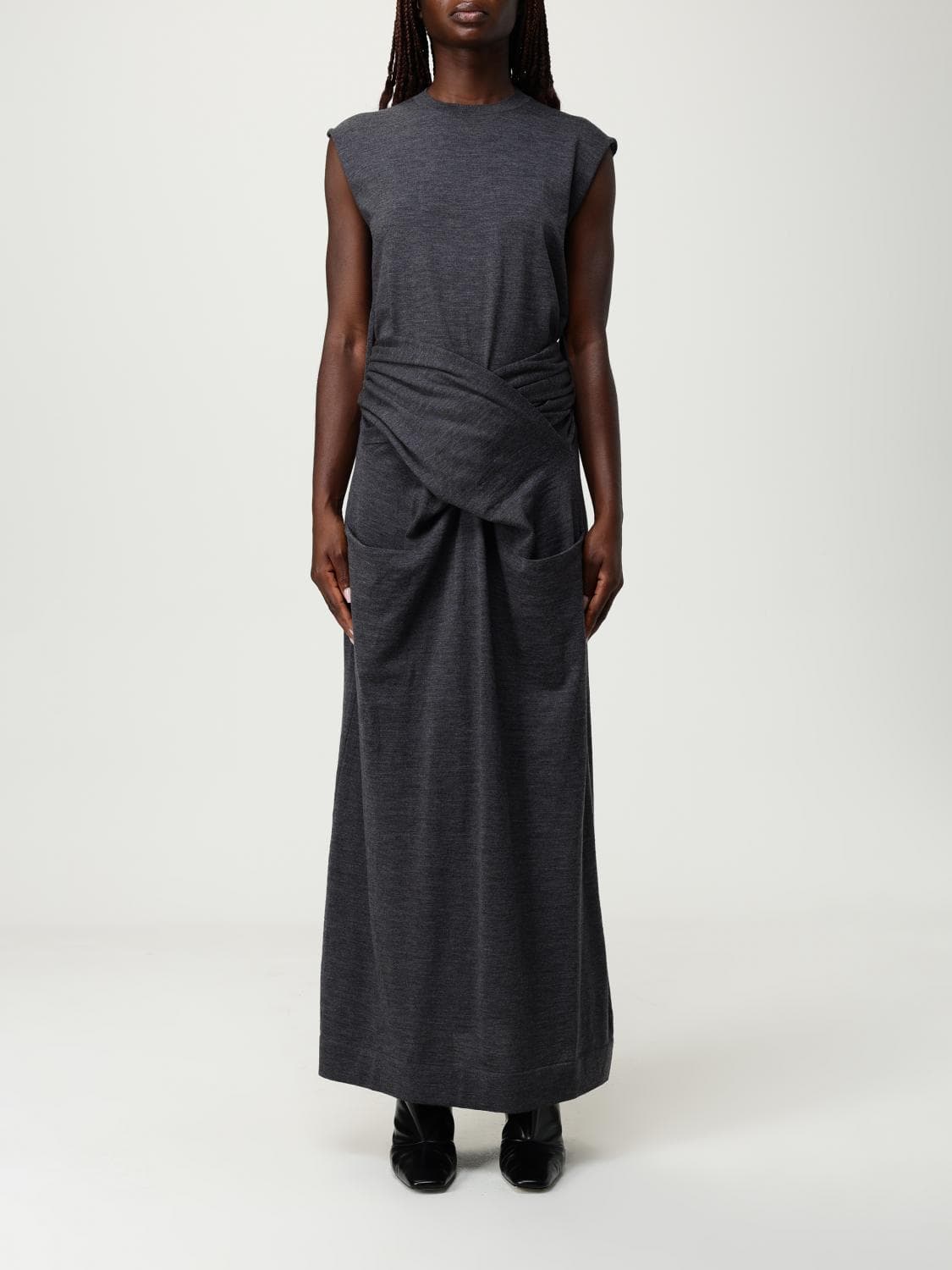 Jil Sander Dress Woman color Grey · 36