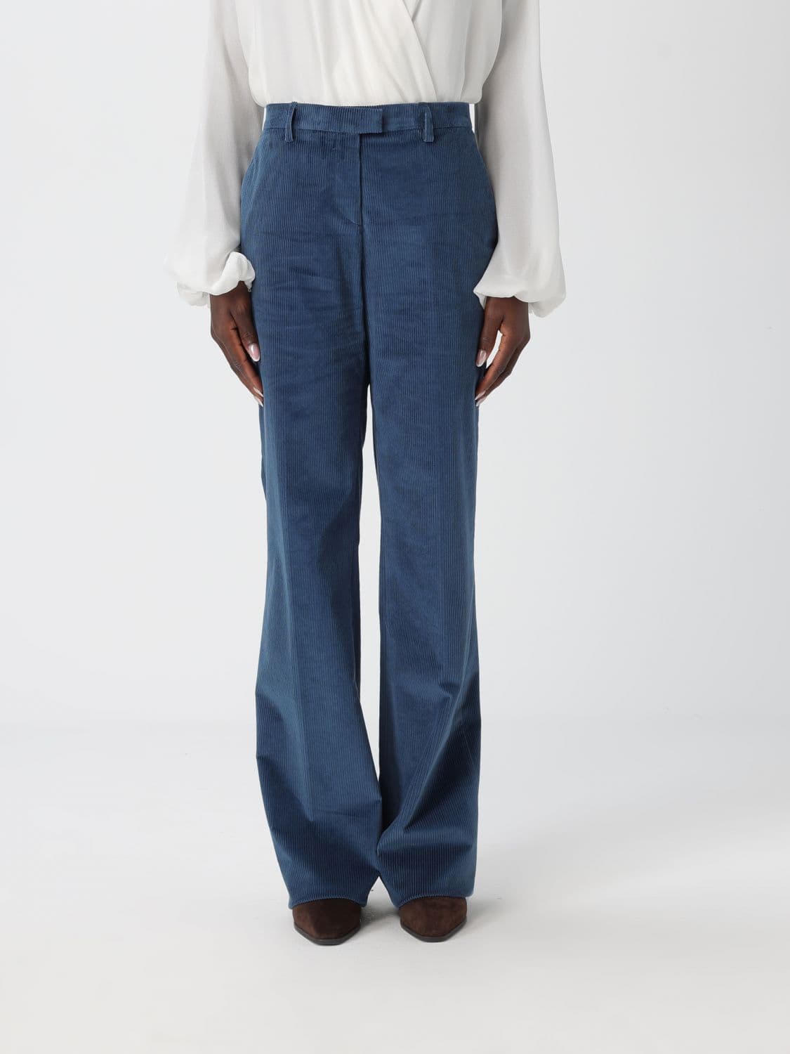 Etro Pants Woman color Blue