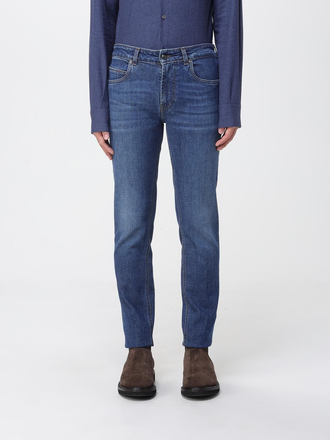 Fay Jeans Men color Blue