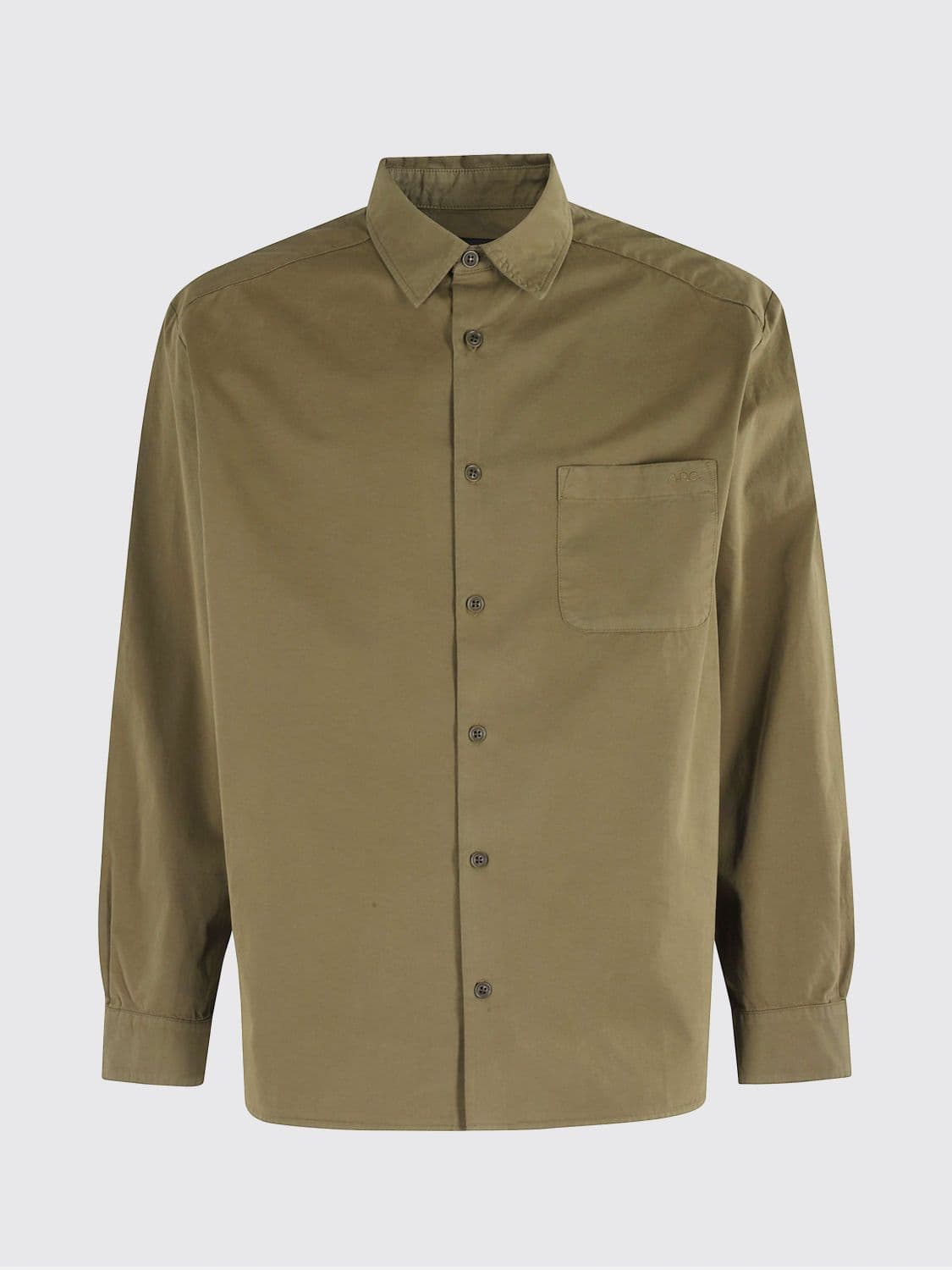 A.p.c. A. P.C. Shirt Men color Military