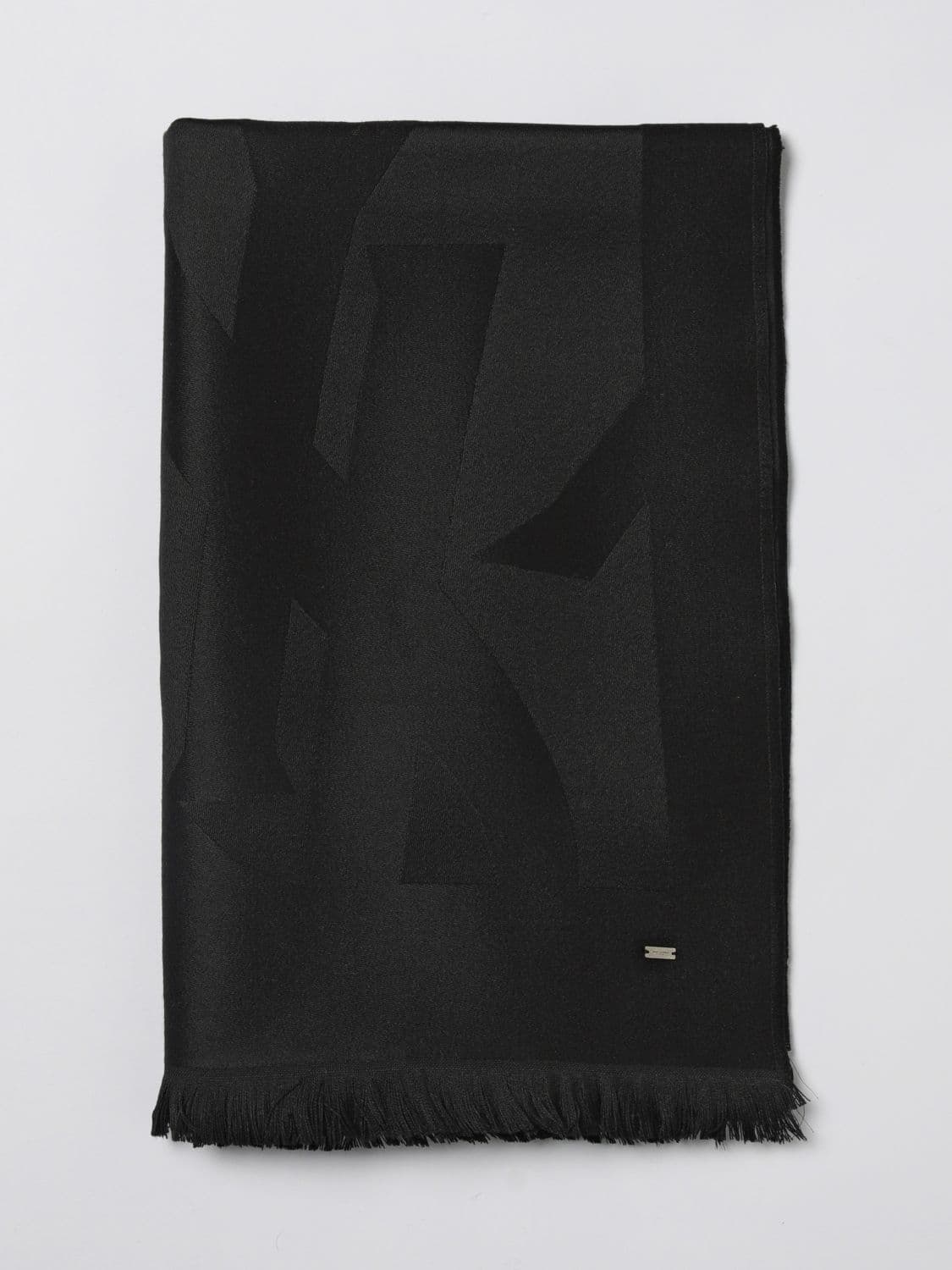 Saint Laurent Scarf Woman color Black