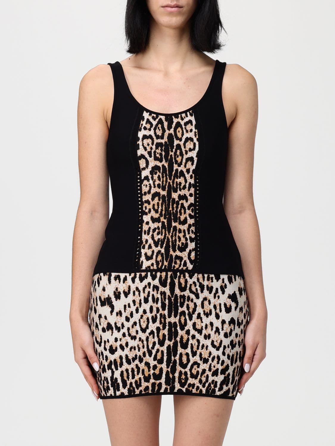 Roberto Cavalli Top Woman color Black · S