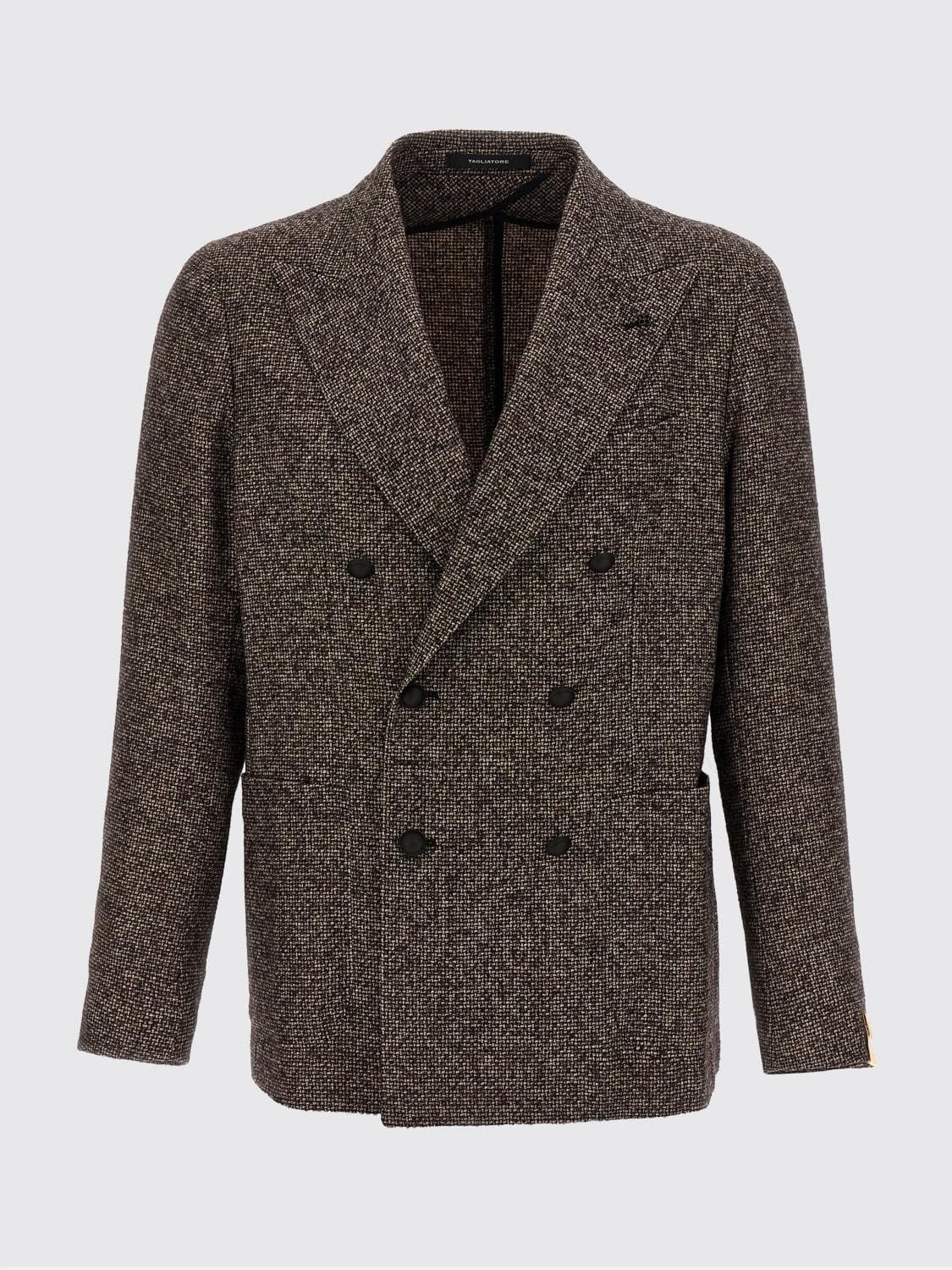 Tagliatore Jacket Men color Coffee