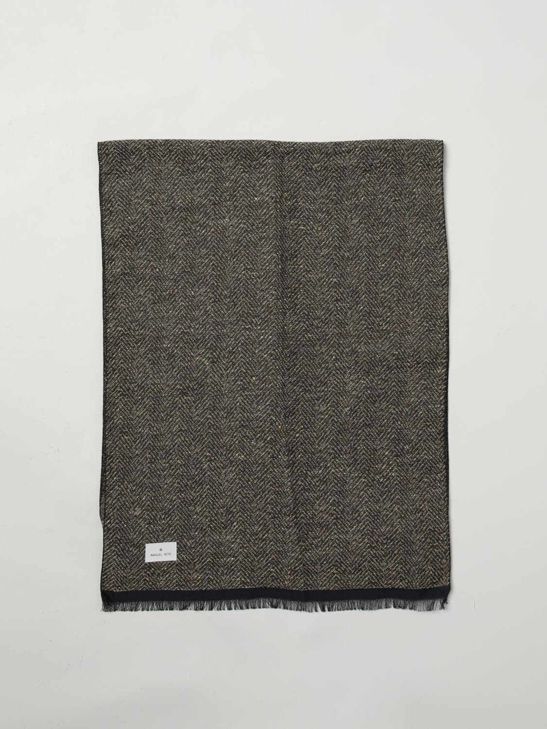 Manuel Ritz Scarf Men color Brown