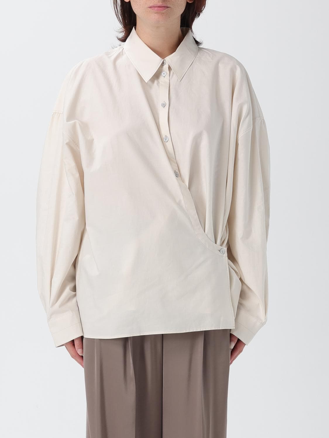 Lemaire Shirt Woman color Cream