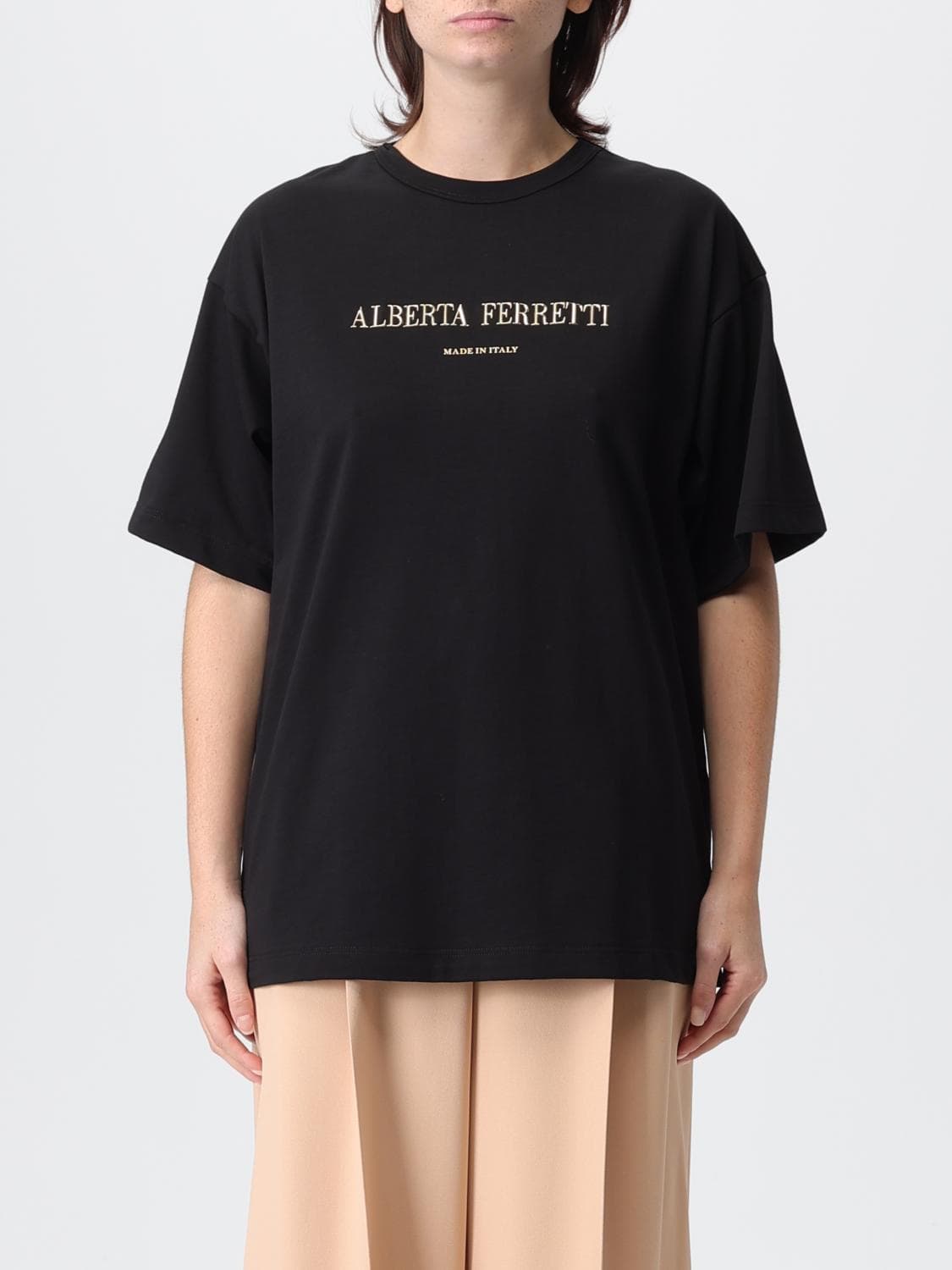 Alberta Ferretti T-Shirt Woman color Black