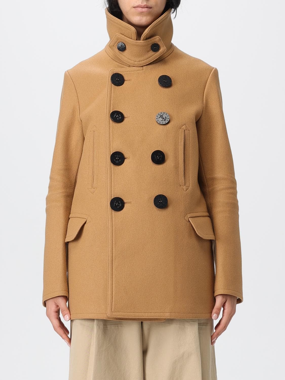 Dsquared2 Coat Woman color Brown