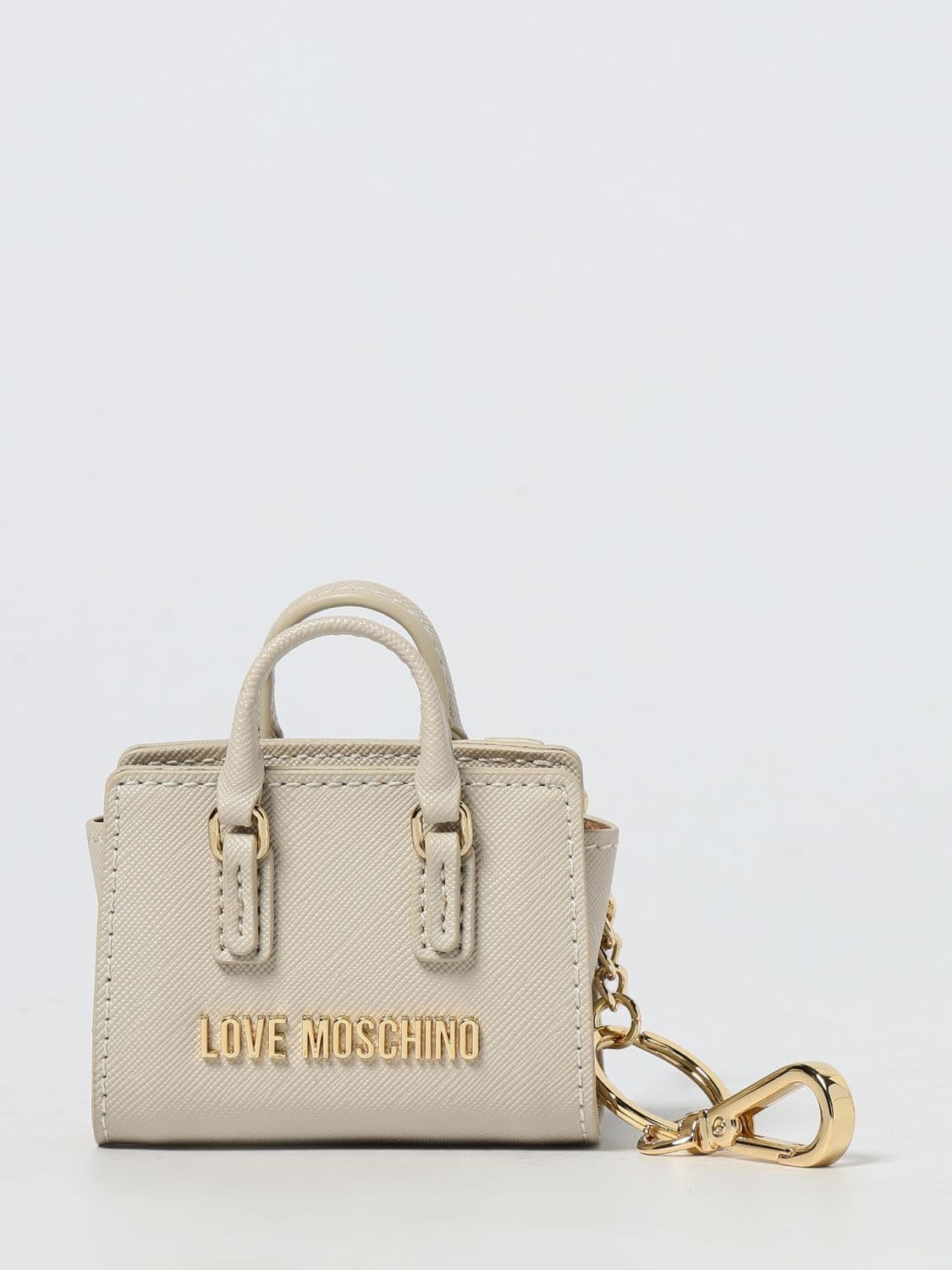 Love Moschino Key Chain Woman color Ivory