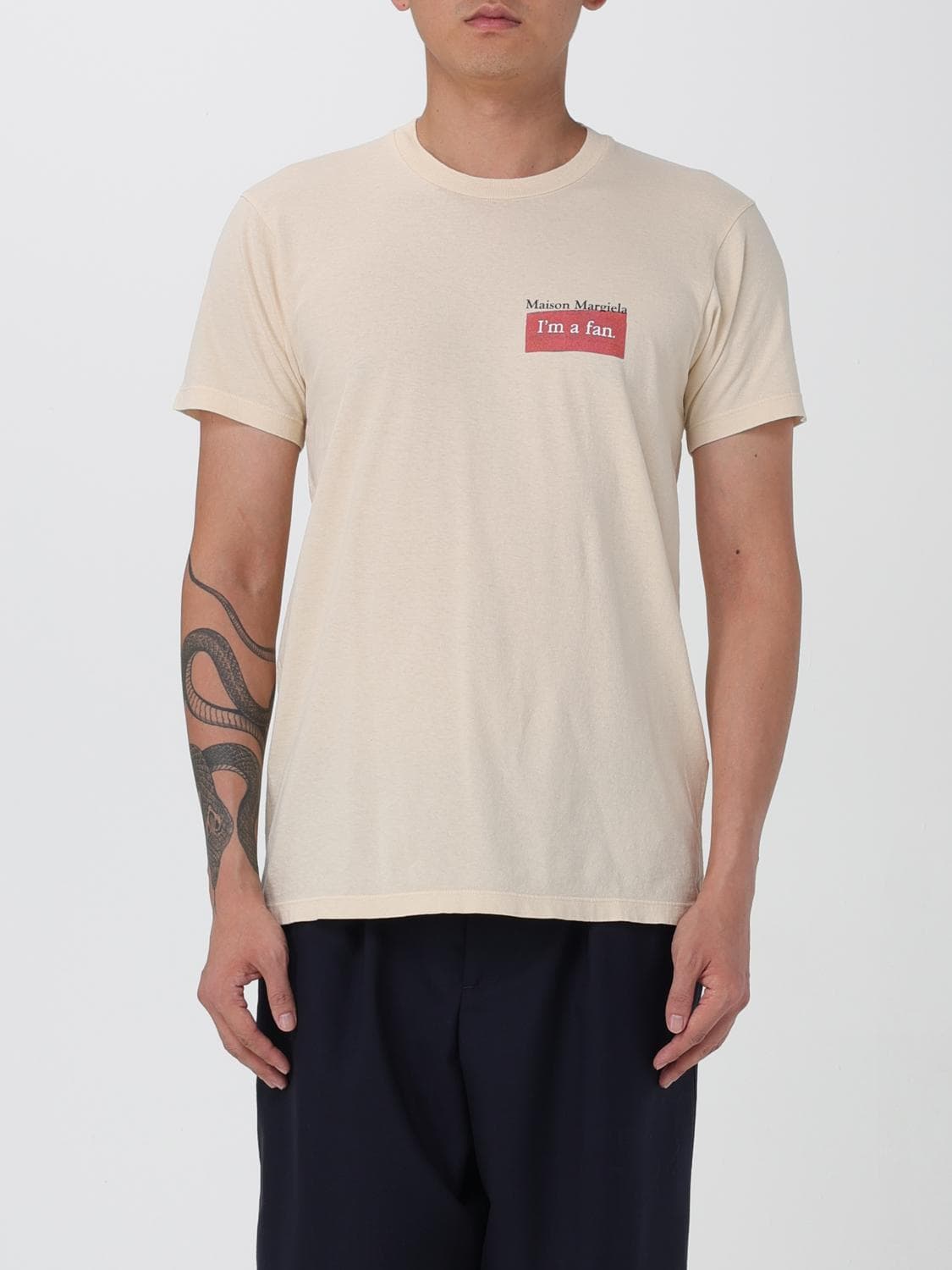 Maison Margiela T-Shirt Men color Beige