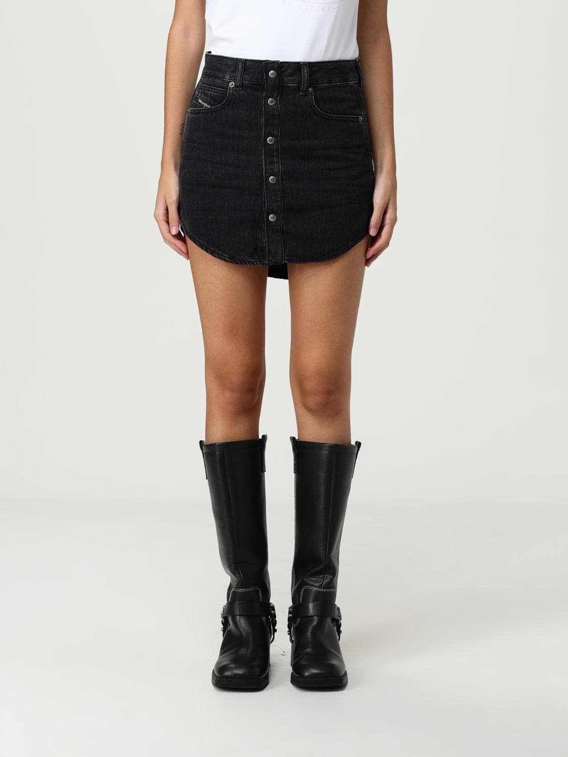 Diesel Skirt Woman color Black