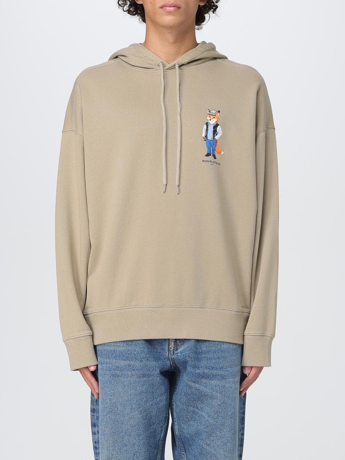 Maison Kitsuné Sweatshirt Men color Beige · L