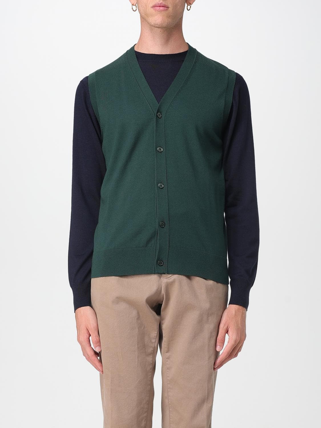 Paolo Pecora Suit Vest Men color Green