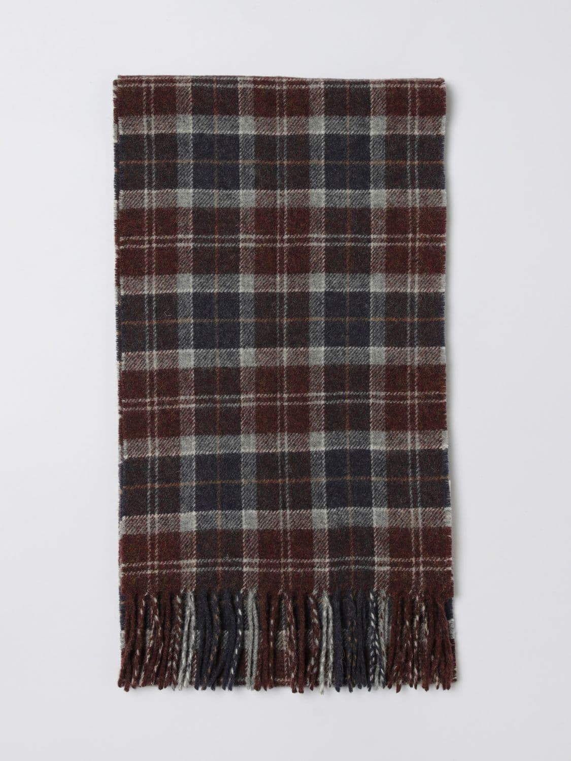 Barbour Scarf Men color Brown · OS