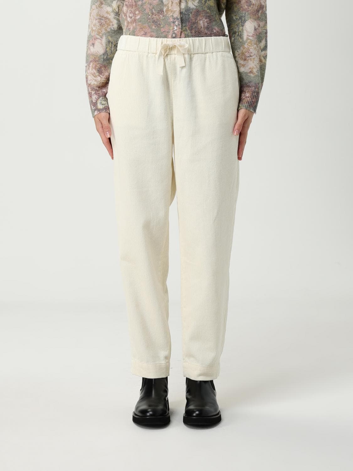 Sun68 Pants Woman color White