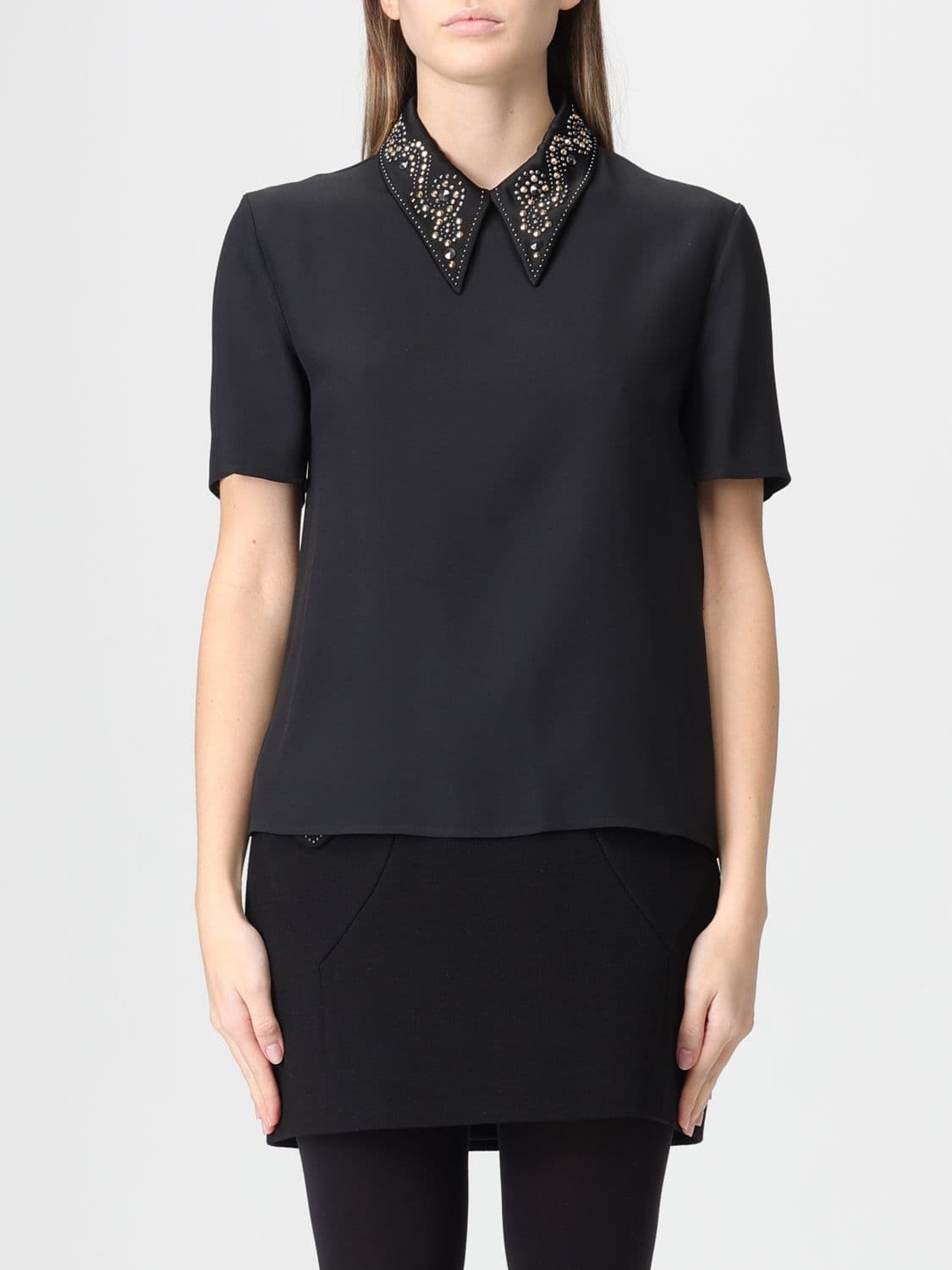 Versace Top Woman color Black