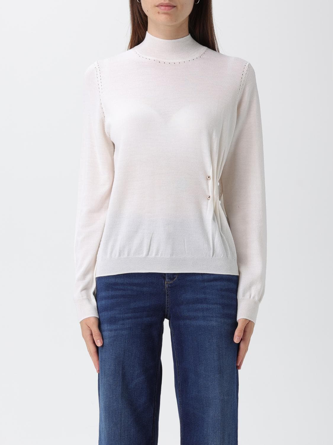 Liu Jo Sweater Woman color Milk