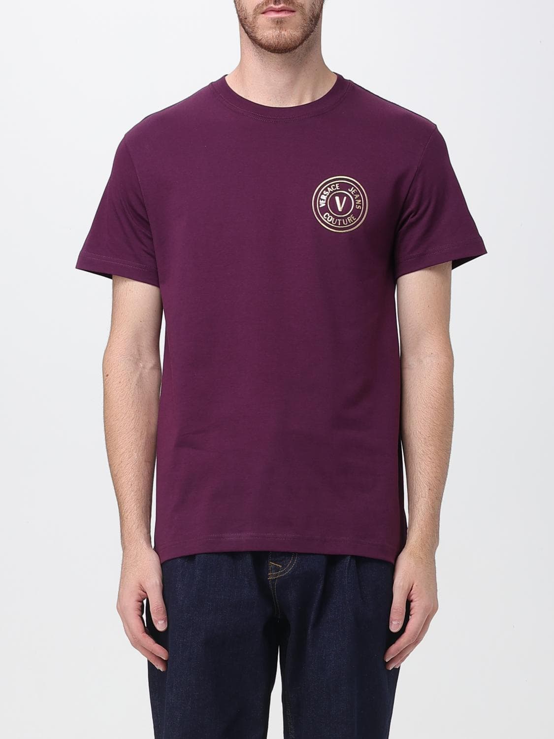 Versace Jeans Couture T-Shirt Men color Silver