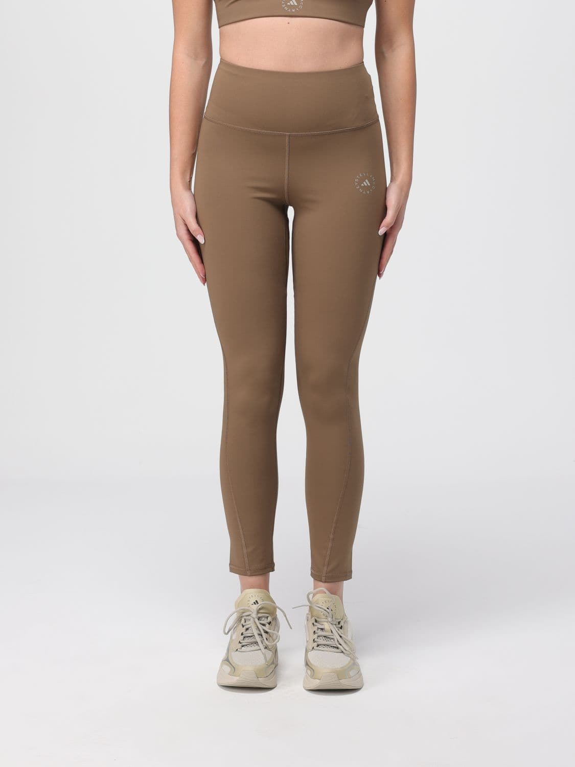 Adidas By Stella Mccartney Pants Woman color Brown